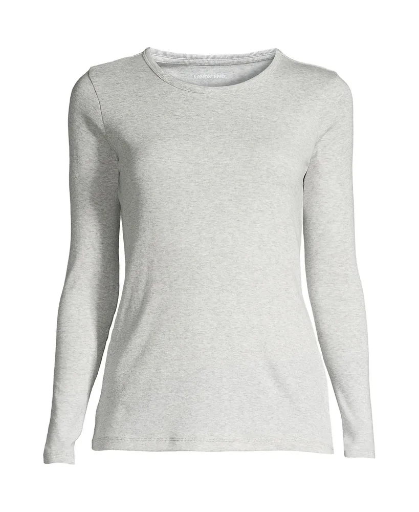 Lands' End Petite Long Sleeve Crew Neck T-Shirt