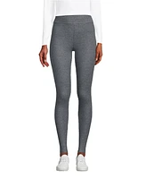 Lands' End Petite High Rise Serious Sweats Fleece Lined Pocket Leggings