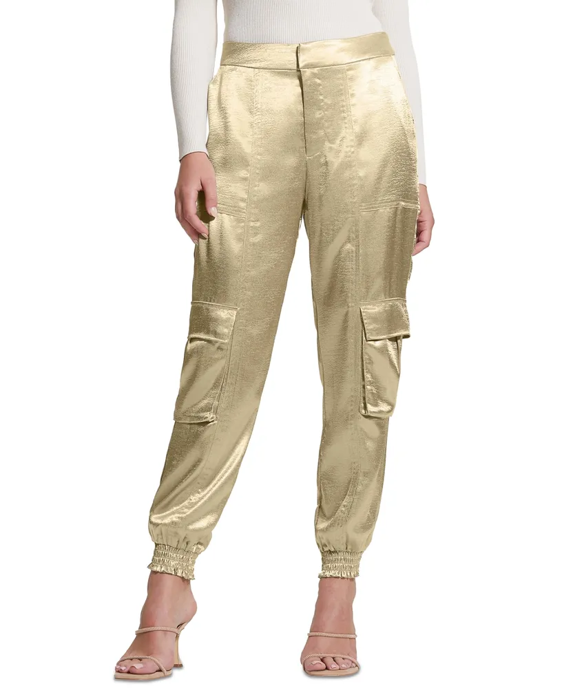 BASS OUTDOOR Women's High-Rise Canvas Cargo Pants - Macy's