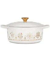 Le Creuset Enameled Cast Iron 12 days of Christmas Signature Round Dutch Oven, 3.5 qt.