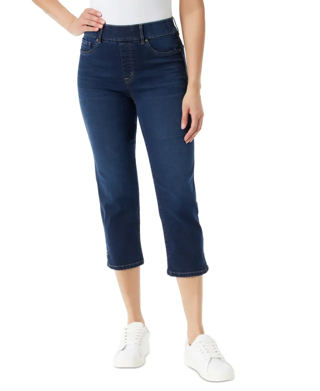 Gloria Vanderbilt Women's Tummy-Control Pull-On Slim Trousers, Regular,  Short & Long - Macy's