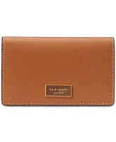 kate spade new york Katy Textured Leather Small Bifold Snap Wallet