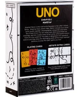 Mattel Uno Artiste Shantell Martin Card Game for Kids, Adults and Family Night, Collectible Deck - Multi
