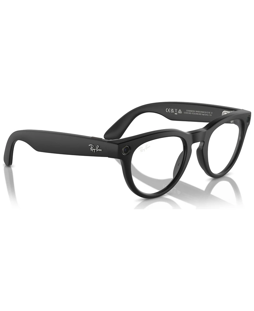 Ray-Ban Unisex Ray-Ban Meta Headliner Smart Glasses, Transition RW4009