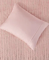 Intelligent Design Naomi Metallic Print Faux Fur Piece Comforter Set