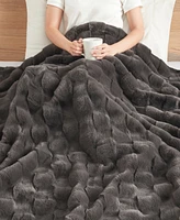 Madison Park Vivienne Faux Fur Throw, 50" x 60"