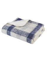 Woolrich Bloomington Faux Mohair to Sherpa Throw, 50" x 60"