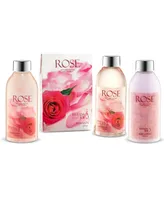 Freida and Joe Rose Fragrance Bath & Body Spa Love Basket Set Luxury Body Care Mothers Day Gifts for Mom