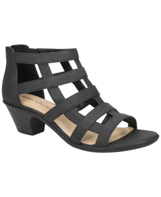 Easy Street Women's Marg Zip Gladiator Sandals