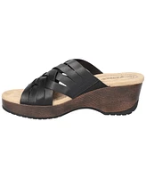 Easy Street Women's Rosanna Slip-On Slip Resistant Wedge Sandals