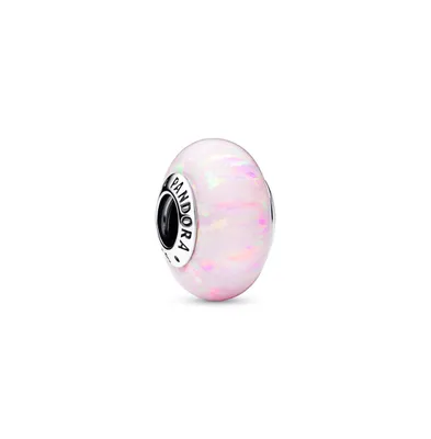 Pandora Sterling Silver Opalescent Pink Charm