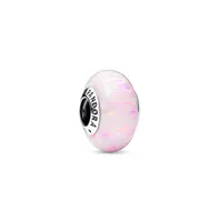 Pandora Sterling Silver Opalescent Pink Charm