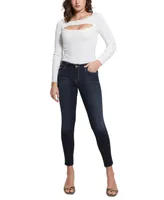 Guess Women's Low-Rise Power Skinny Jeans