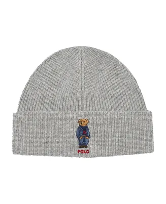 Polo Ralph Lauren Men's Embroidered Bear Cuff Hat