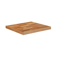 Square Butcher Block Style Table Top - Restaurant Table Top