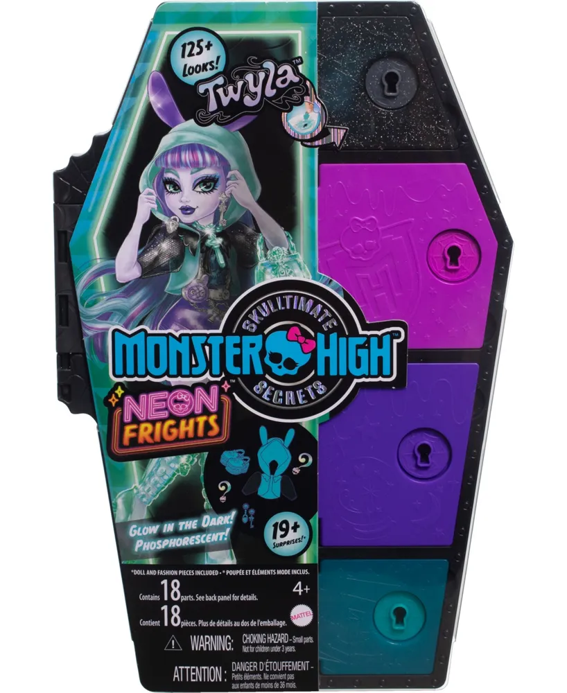 Monster High Doll, Twyla, Skulltimate Secrets - Neon Frights - Multi