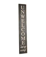 National Tree Company 39" Halloween "Unwelcome" Porch Sign