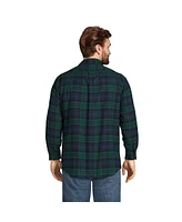 Lands' End Big & Tall Traditional Fit Flagship Flannel Shirt