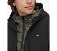 Tommy Hilfiger Men's Hoodie Bomber Combo Jacket