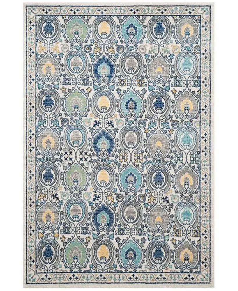 Safavieh Evoke EVK251 Ivory and Gray 11' x 15' Area Rug