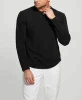 Guess Men's Textured Long-Sleeve T-shirt