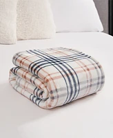 Lucky Brand Camper Plaid Cozy Plush Throw Blanket, 50" x 70"