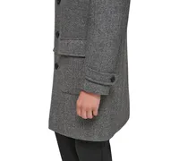 Marc New York Men's Gondet Herringbone Overcoat