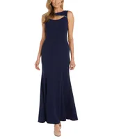Nigthtway Women's Embellished Cutout Gown