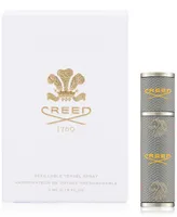 Creed Leather Refillable Travel Atomizer Grey, 0.16 oz.