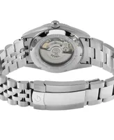 Gevril Men's West Village Fusion Elite Silver-Tone Stainless Steel Watch 40mm