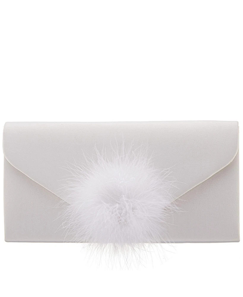 Nina Envelope Clutch with Pompom
