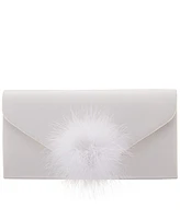 Nina Envelope Clutch with Pompom