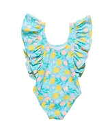 Lemon Drops Wide Frill Swimsuit