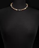 Charter Club Gold-Tone Tonal Imitation Pearl All-Around Collar Necklace, 16" + 2" extender, Created for Macy's