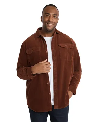 Johnny Bigg Big & Tall Stan Corduroy Overshirt