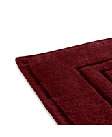 Soft & Absorbent Luxury Cotton Bath Mat 24" x 17" - 2 Pack