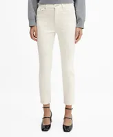 Mango Women's Slim Cropped Jeans