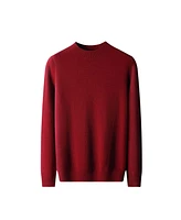 Bellemere New York Men's Bellemere Pure Crew Neck Merino Sweater