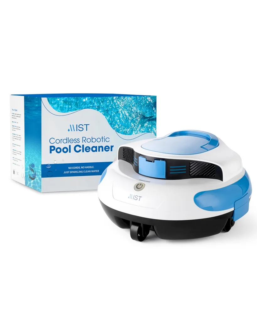 Mist Cordless Advanced Robotic Pool Cleaner, Self-Parking, Pool Vacuum Has 100 Mins Maximum Run Time, Ideal for Above/In