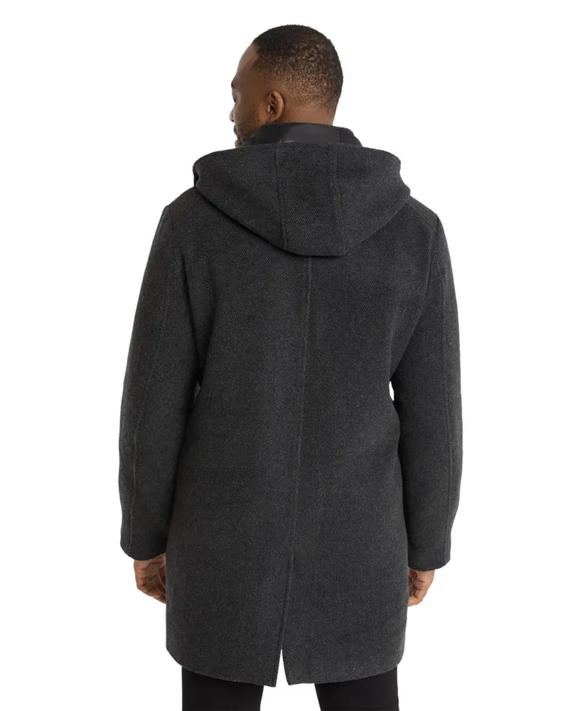 Johnny Bigg Men's Evans Hood Overcoat