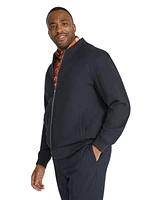 Johnny Bigg Big & Tall Davis Smart Zip Thru Bomber Jacket