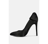 Hornet Satin Stiletto Pumps