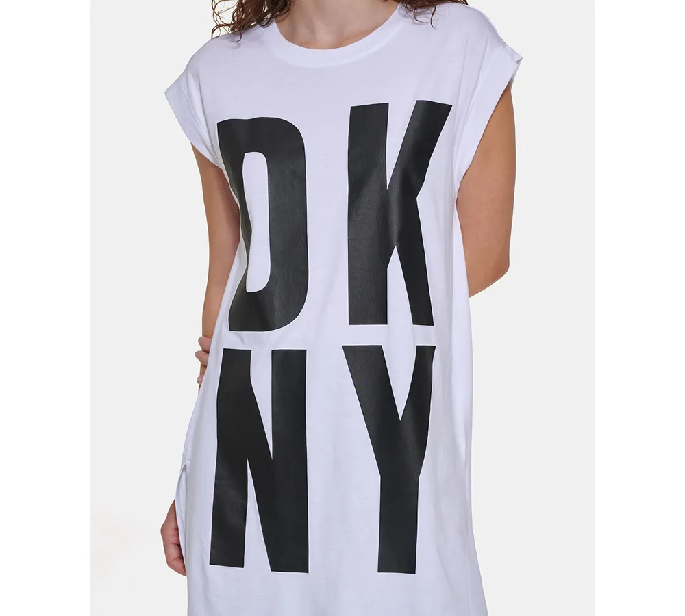 Dkny High-Low Logo Tunic