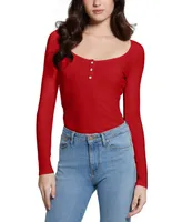 Guess Women's Karlee Henley Top