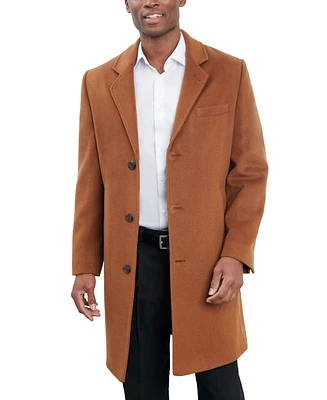 London Fog Men Signature Wool-Blend Overcoat