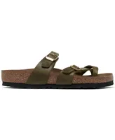 Birkenstock Women's Mayari Oiled Leather Sandals from Finish Line