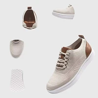 Alpine Swiss Men's Brad Dress Sneakers Mesh Oxfords Business Casual Fashion Shoes