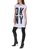 Dkny High-Low Logo Tunic