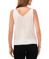 Vince Camuto Women's Rhinestone-Trim V-Neck Tank