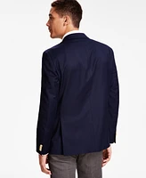 Tommy Hilfiger Men's Modern-Fit Solid Navy Blazer